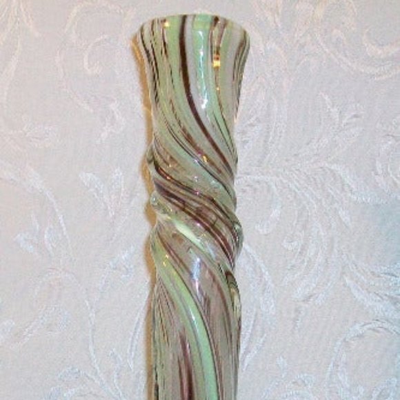 Handmade Hand Blown Accent Vase
